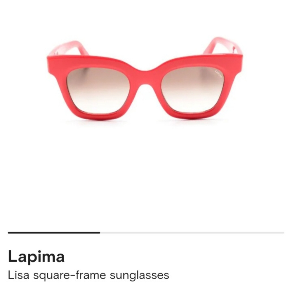 La pima lisa sunglasses. Excellent condition. Worn a few times. No case.